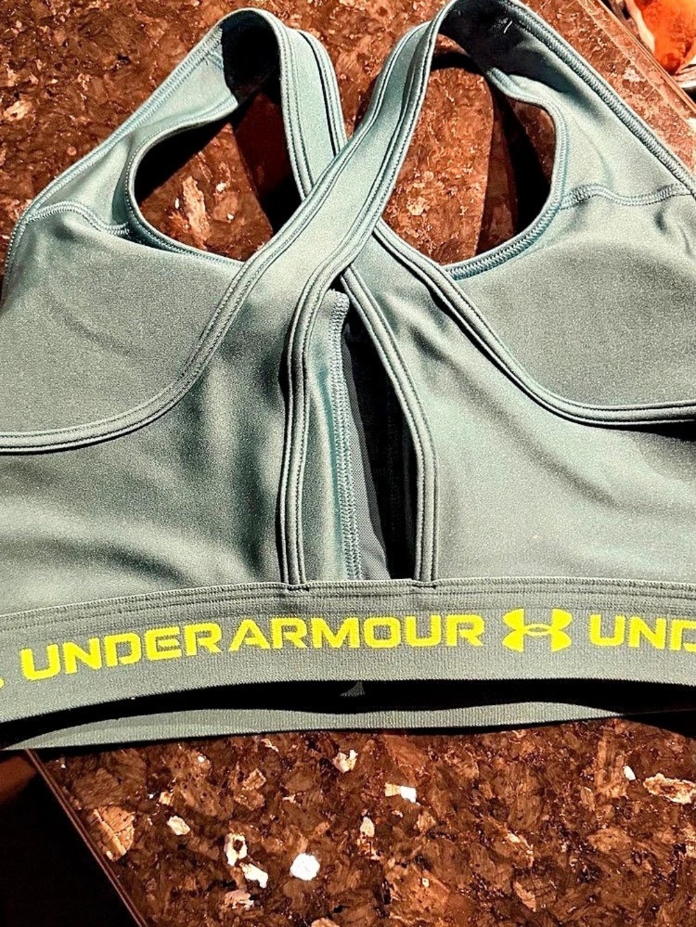 Under Armour Infinity Crossback Sports Bra Green